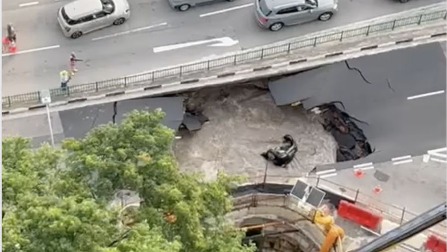 Sinkhole Singapura Sinkhole Singapura
