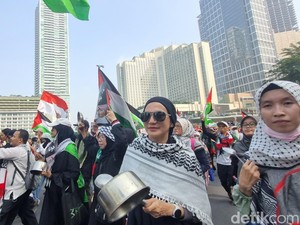 Video: Aksi Bela Palestina di Kedubes Mesir, Desak Perbatasan Rafah Dibuka