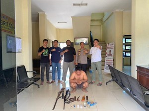 Anton Ditangkap karena Miliki Senpi, Dicurigai Hendak Mencuri di Bungo