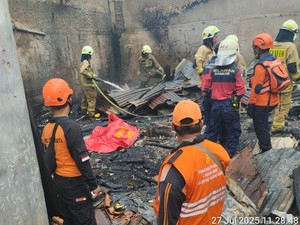 Amuk Jago Merah di Lenteng Agung Telan Korban Jiwa