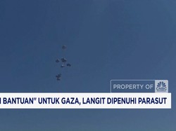 Video: Hujan Bantuan Langit Gaza - Presiden RI Marah ke Presiden AS