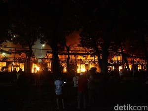 Kisah Pilu Pasar Taman Puring: Sepi Ditinggal Pembeli-Kini Kebakaran