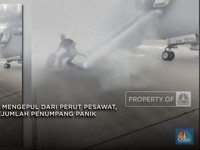 Detik-detik Evakuasi Penumpang Maskapai AS, Gegara Masalah Teknis