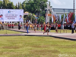 Penampilan Sendratari Duta Wisata Meriahkan Upacara Hari Jadi ke-221 Klaten