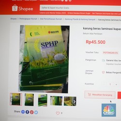 Karung SPHP Dipakai Mafia Beras Oplosan, Segini Harganya di Online