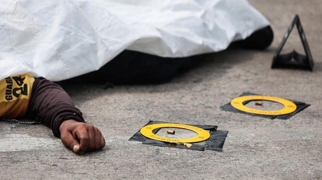 Potret Penembakan Massal di Bangkok Thailand, Mayat Ditutup Kain Putih