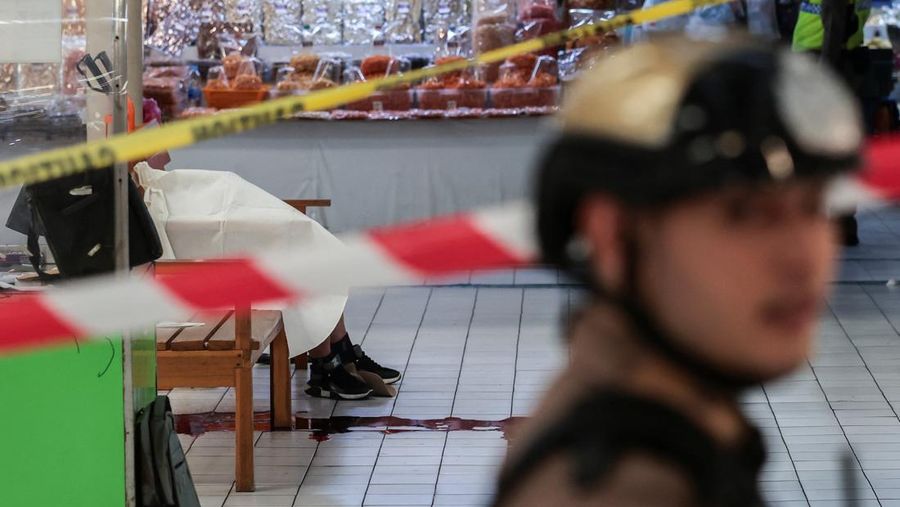 Penembakan massal mengguncang ibu kota Thailand, Bangkok, Senin (28/7/2025). Empat orang dilaporkan tewas. (REUTERS/PATIPAT JANTHONG)