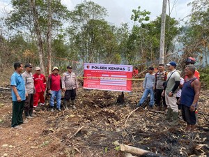 Lagi, Polda Riau Tangkap Pelaku yang Bikin Karhutla Meluas di Inhil