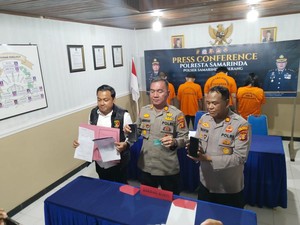 Modus Jadi Polisi Gadungan, Komplotan Pemeras di Samarinda Ditangkap