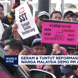 Video: Tuntut Reformasi, Warga Malaysia Demo PM Anwar Ibrahim
