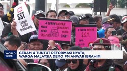 Video: Tuntut Reformasi, Warga Malaysia Demo PM Anwar Ibrahim