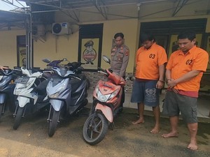 2 Spesialis Curanmor Bersenpi di Palembang Ditangkap, 4 Motor Disita