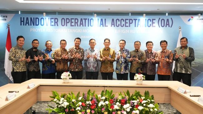 Top! WIKA Selesaikan Proyek Restorasi Tangki Mogas Balongan