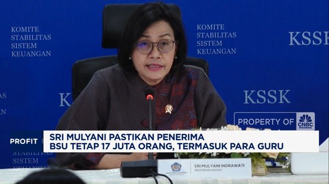 Video: Sri Mulyani: Penerima Subsidi Upah Capai 17 Juta, Termasuk Guru
