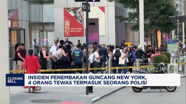 Video: Penembakan Maut Guncang New York, 4 Orang Jadi Korban Jiwa