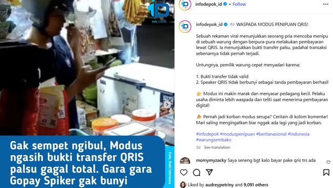 Pakai GoPay Spiker, Bukti Transaksi QRIS Palsu Dijamin Terdeteksi