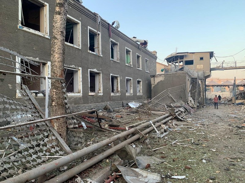 Kondisi kerusakan akibat serangan udara Rusai di wilayah Zaporizhzhia, Ukraina, Selasa (29/7/2025). (State Penitentiary Service of Ukraine/Handout via REUTERS) Kondisi kerusakan akibat serangan udara Rusai di wilayah Zaporizhzhia, Ukraina, Selasa (29/7/2025). (State Penitentiary Service of Ukraine/Handout via REUTERS)