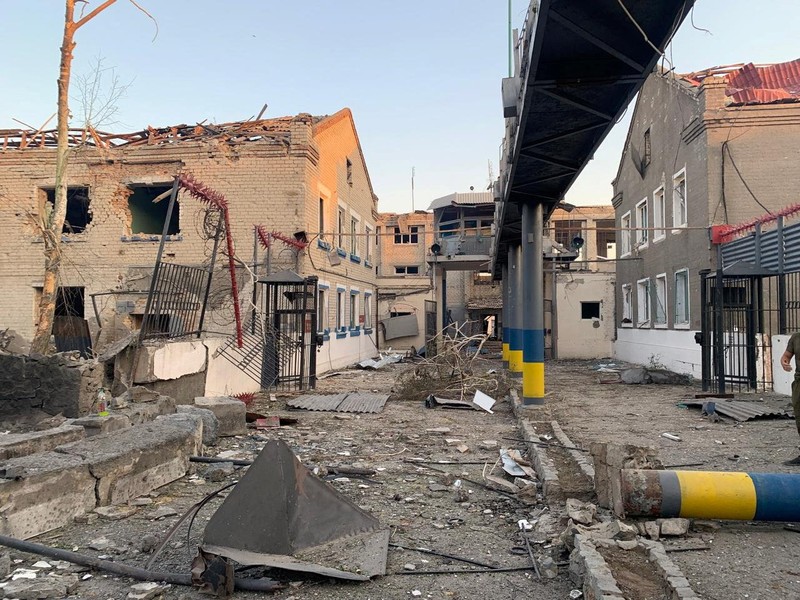 Kondisi kerusakan akibat serangan udara Rusai di wilayah Zaporizhzhia, Ukraina, Selasa (29/7/2025). (State Penitentiary Service of Ukraine/Handout via REUTERS) Kondisi kerusakan akibat serangan udara Rusai di wilayah Zaporizhzhia, Ukraina, Selasa (29/7/2025). (State Penitentiary Service of Ukraine/Handout via REUTERS)
