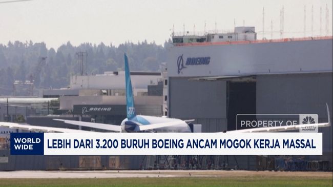 Video: Lebih Dari 3.200 Buruh Boeing Ancam Mogok Kerja Massal