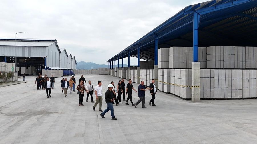 Pabrik baru bata ringan. (Dok. PT Superior Prima Sukses)