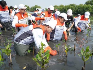 Tumbuhkan Cinta Lingkungan, Pertamina Ajak Siswa SD Tanam Mangrove