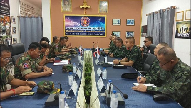 Video: Pimpinan Militer Thailand-Kamboja Bertemu, Sepakati Hal Ini
