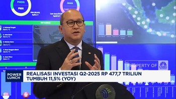 Video: Tumbuh 11,5%, Realisasi Investasi Q2-2025 Capai Rp477,7 Triliun