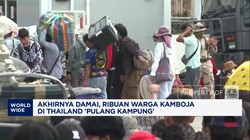 Video: Siap Damai, Ribuan Warga Kamboja di Thailand 'Pulang Kampung'