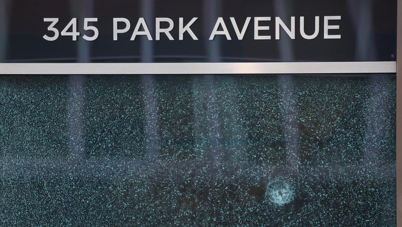 Suasana lokasi penembakan massal mematikan di Manhattan, New York City, AS, (29/7/2025). (REUTERS/Mike Segar)