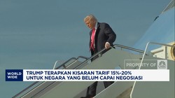  Trump Terapkan Tarif 15%-20% ke Negara Yang Belum Deal Dagang
