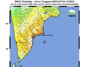 10 Wilayah RI Berpotensi Tsunami Imbas Gempa M 8,7 di Rusia