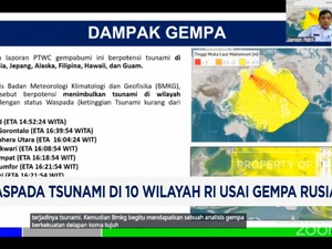 Video: Peringatan! Potensi Tsunami di 10 Wilayah RI Usai Gempa Rusia