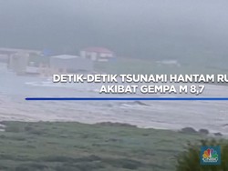 Video: Detik-detik Tsunami Hantam Rusia Akibat Gempa M 8,7