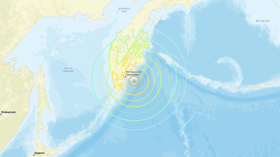 Gempa Bumi Rusia. (Dok. earthquake.usgs.gov)