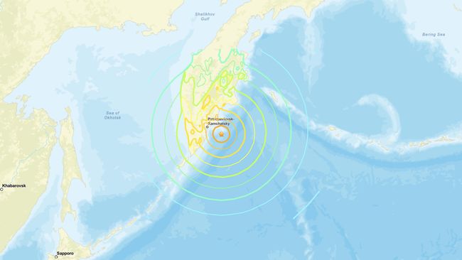 Gempa M 8,7 Hantam Pasifik Rusia, Warning Tsunami Menyala Hingga AS