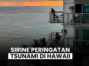 Video: Kala Sirene Peringatan Tsunami Meraung-raung di Hawaii