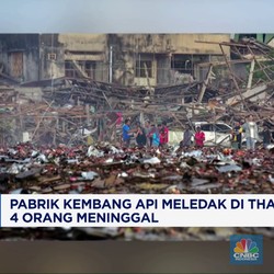Video: Pabrik Kembang Api Meledak di Thailand, 4 Orang Tewas