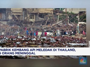 Video: Pabrik Kembang Api Meledak di Thailand, 4 Orang Tewas
