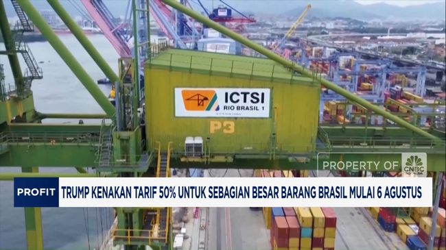 Video: Trump Naikkan Tarif 50% untuk Barang Brasil Mulai 6 Agustus!