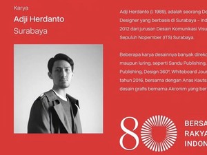 Karya Desainer Grafis Surabaya Tembus 5 Besar Logo HUT ke-80 RI