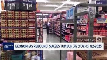 VIdeo: Ekonomi AS Rebound! Sukses Tumbuh 3% di Q2-2025