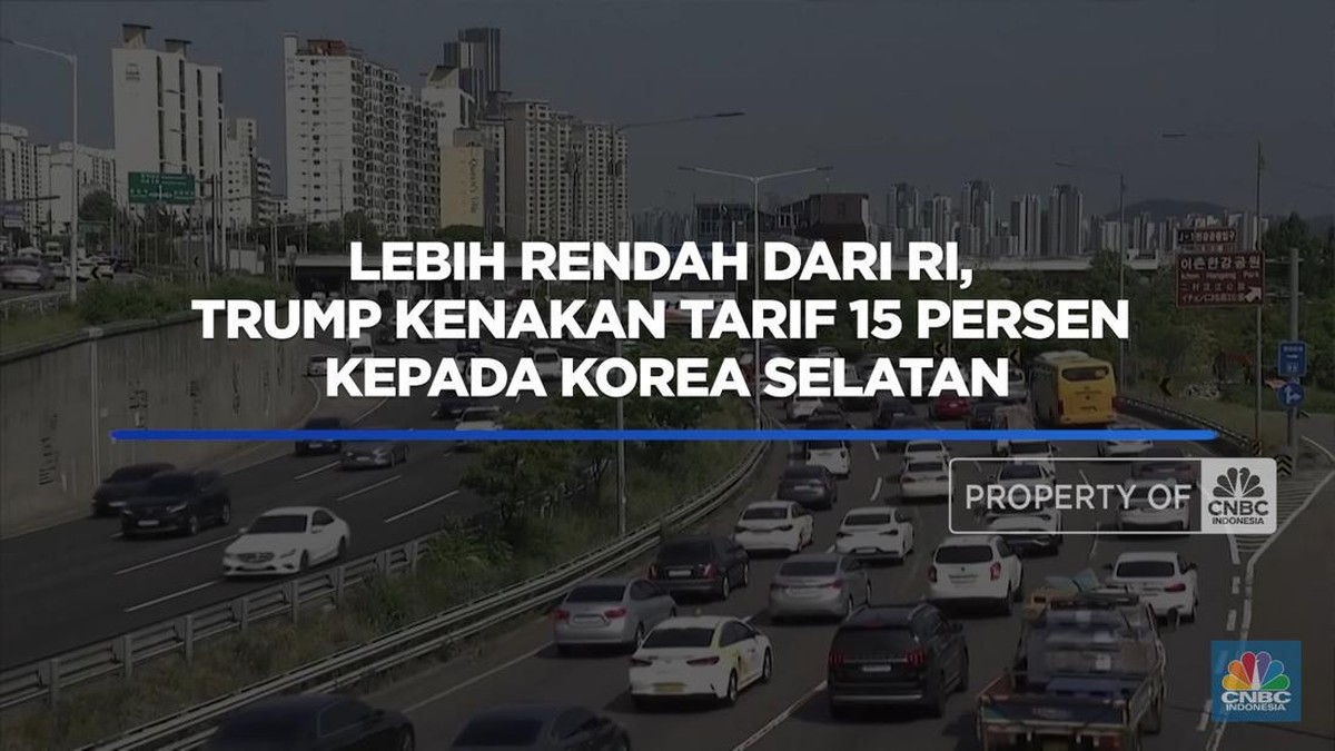 Lebih Rendah dari RI, Trump Kenakan Tarif 15% kepada Korea Selatan