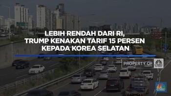 Lebih Rendah dari RI, Trump Kenakan Tarif 15% kepada Korea Selatan