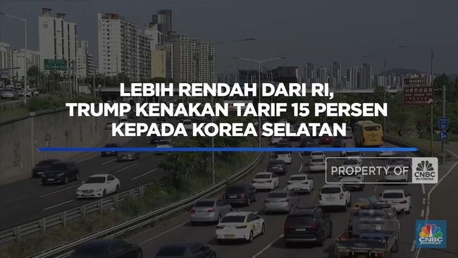 Lebih Rendah dari RI, Trump Kenakan Tarif 15% kepada Korea Selatan