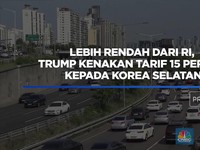 Lebih Rendah dari RI, Trump Kenakan Tarif 15% kepada Korea Selatan