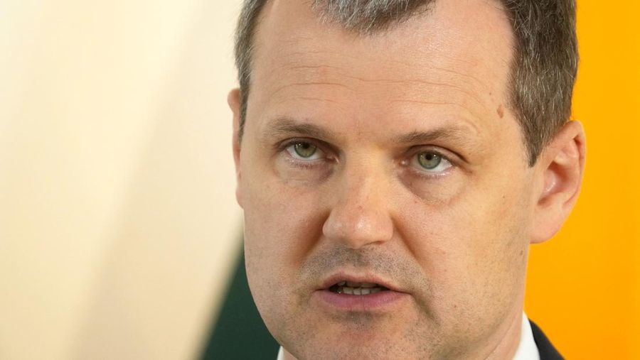 FILE PHOTO: Lithuanian Prime Minister Gintautas Paluckas speaks during press conference in Riga, Latvia May 30, 2025. REUTERS/Ints Kalnins/File Photo