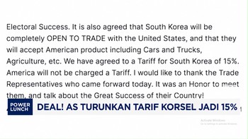 Video: Deal! AS Turunkan Tarif Korsel Jadi 15%