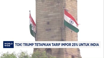 Video: Tok! Trump Tetapkan Tarif Impor 25% Untuk India