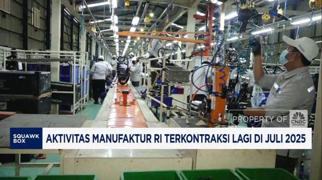 Video: Aktivitas Manufaktur RI Terkontraksi Lagi di Juli 2025