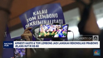 Video: Amnesti Hasto & Tom Lembong Jadi Langkah Rekonsiliasi Prabowo